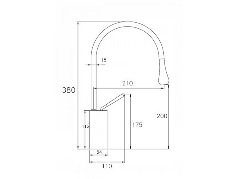  Robinet de salle de bain, mitigeur de lavabo, eau chaude et froide, hauteur 38 cm (or) CC005306ZLS - Conforama D