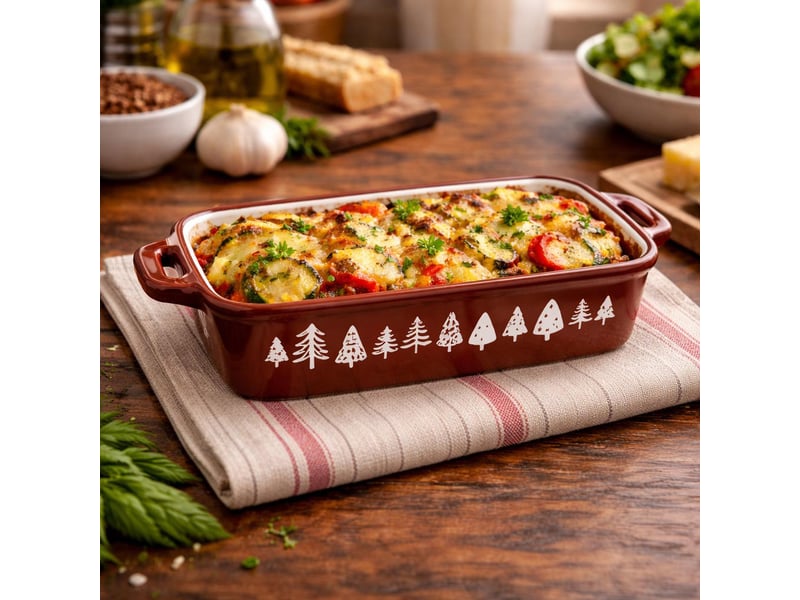 Plat a cuire Fonte émaillée 39.6 cm 23.4  - Conforama Y