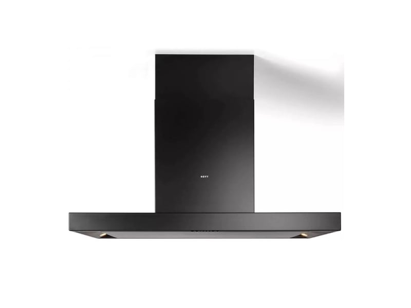 Novy - hotte décorative murale 90cm 620m3h noir 7642 - flat'line 7642 - Conforama A