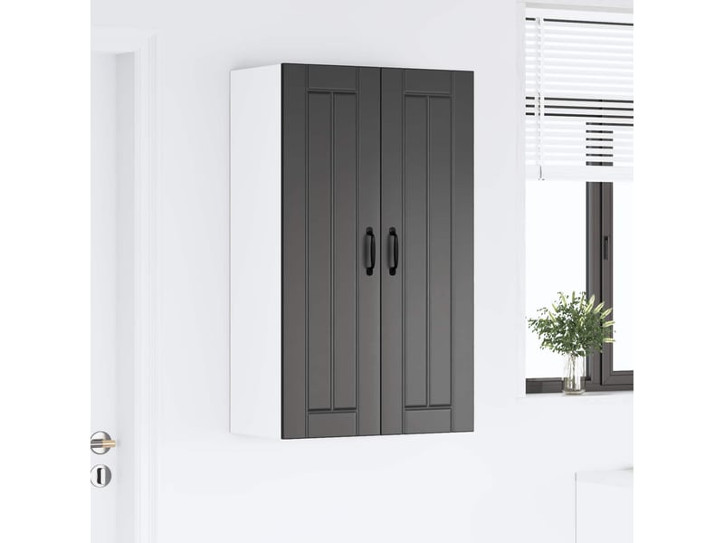  Meuble mural de cuisine, armoire de cuisine noir 60x31x100cm bois d'ingénierie shl4805  - Conforama D
