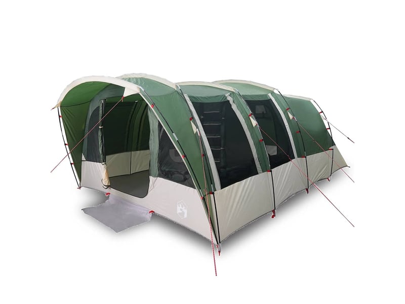  Tente de camping, tente familiale tunnel 8 personnes vert imperméable shl89794  - Conforama A