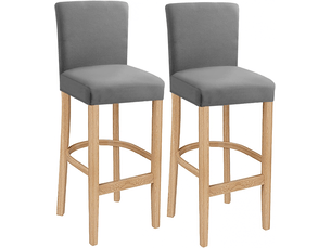 Housses de tabourets de bar, élastiques amovibles et lavables, adaptées aux chaises de salle à manger pivotantes courtes, aux tabourets de bar et aux, multicolore
