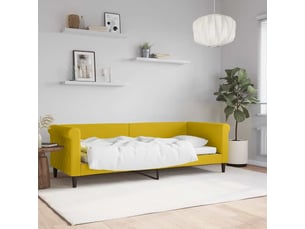 Lit simple 80x200 cm    coloris jaune