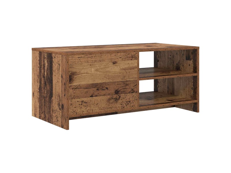  Table basse - table de salon - table à thé bois de chêne 102 x 50 x 45 cm bois d'ingénierie  - Conforama E