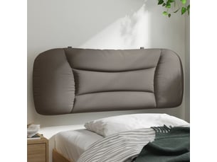 Coussin de tête de lit, coussin décoratif hvar taupe 100 cm tissu