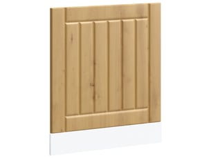 Panneau de lave-vaisselle chêne artisanal bois ingénierie