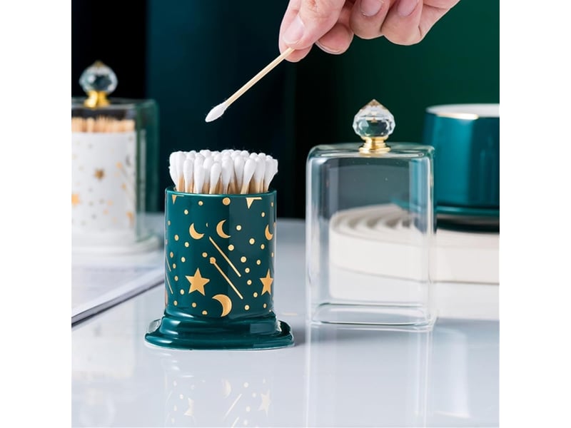  Porte-cure-dents en céramique, idéal pour la maison, le salon ou le restaurant. Boîte à fil dentaire créative, pot à cure-dents No Commercial reference - Conforama C