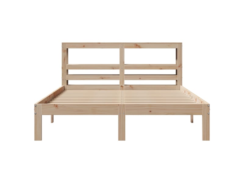 Lit double- lit adulte -  cadre de lit avec tête de lit sans matelas 120x190 cm  - Conforama C