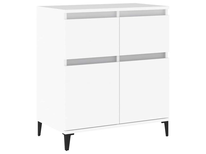  Buffet - bahut - meuble de rangement blanc 60x35x70 cm bois d'ingénierie  - Conforama A