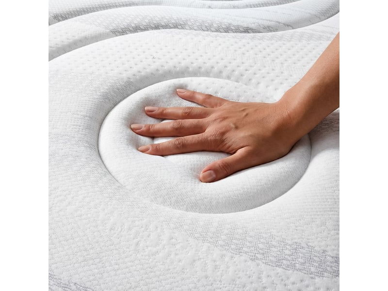  Matelas mémoire de forme - 30 cm - quintessence 80x200 cm - blanc 3MA507.0820 - Conforama E