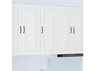 Meuble mural de cuisine | armoire de cuisine blanc 40x31x100cm shl6866