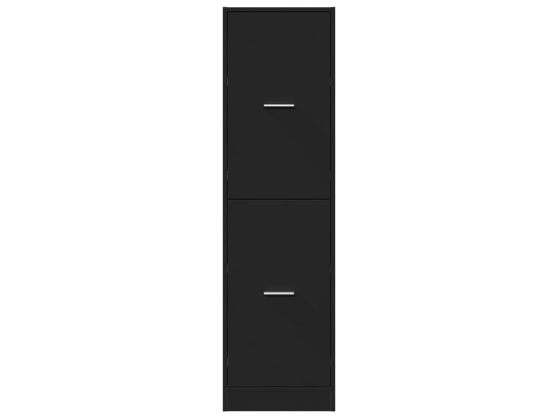  Meuble de rangement, armoire d'apothicaire noir 40x41x144,5 cm bois d'ingénierie  - Conforama E