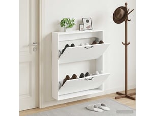 Meuble à chaussures 3 paire(s)  <strong></strong>  <strong></strong> coloris blanc