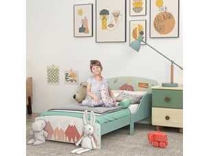 Lit simple 70x140 cm <strong></strong>  <strong></strong> coloris vert