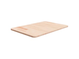 Comptoir de salle de bain, plan de travail 60x40x1,5 cm bois massif non traité cf65743