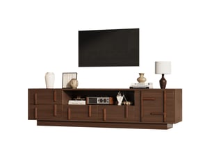 Meuble tv coloris marron 180 cm REDOM