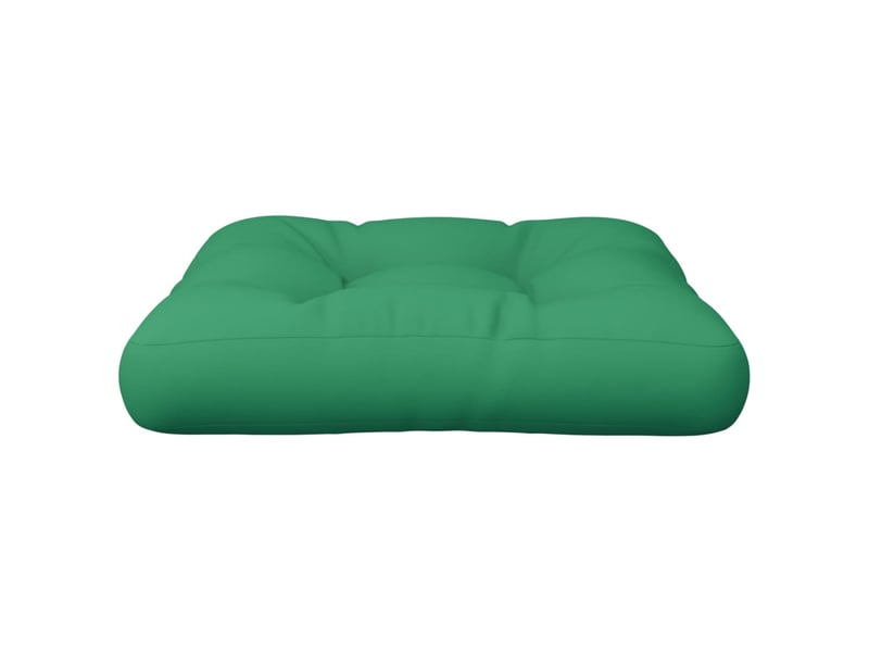 Coussin de palette, coussin de chaise, coussin de canapé vert 50x50x12 cm tissu cf55490  - Conforama D