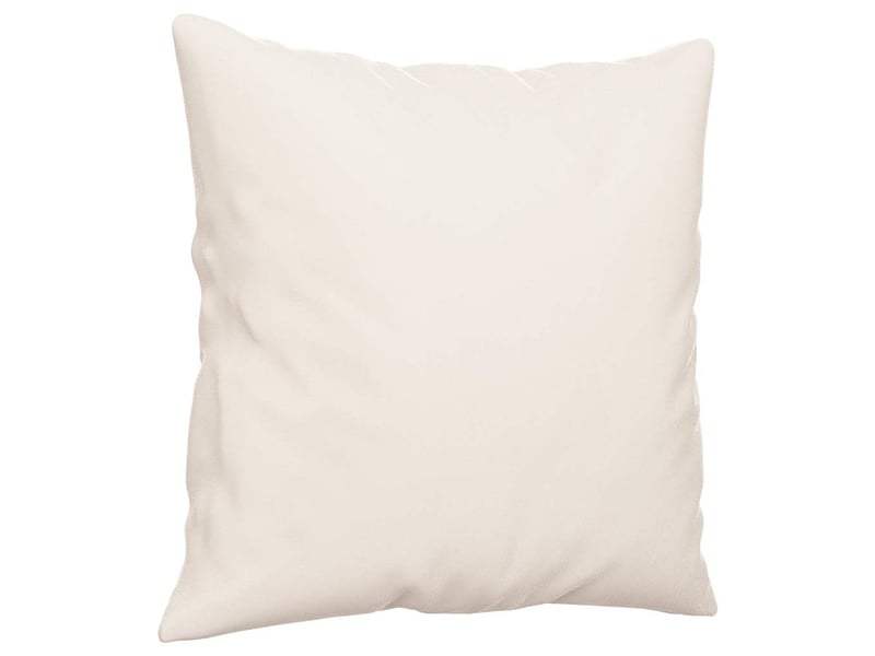  Lot de 2 coussins décoratifs beige 40x40 cm tissu microfibre cf60856  - Conforama C