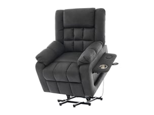 Fauteuil relax électrique <strong></strong> Tissu gris