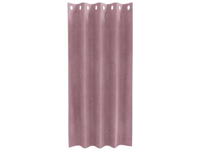 Lot de 2 rideaux, rideaux de fenêtre rose foncé 140 x 175 cm velours cf44108 - Conforama D