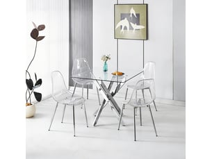Ensemble table rectangulaire 4 chaise(s) HAUSS SPOLE
