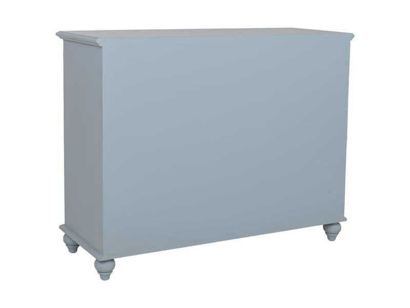  Buffet en bois bleu 105x38x80,5 cm h  - Conforama D