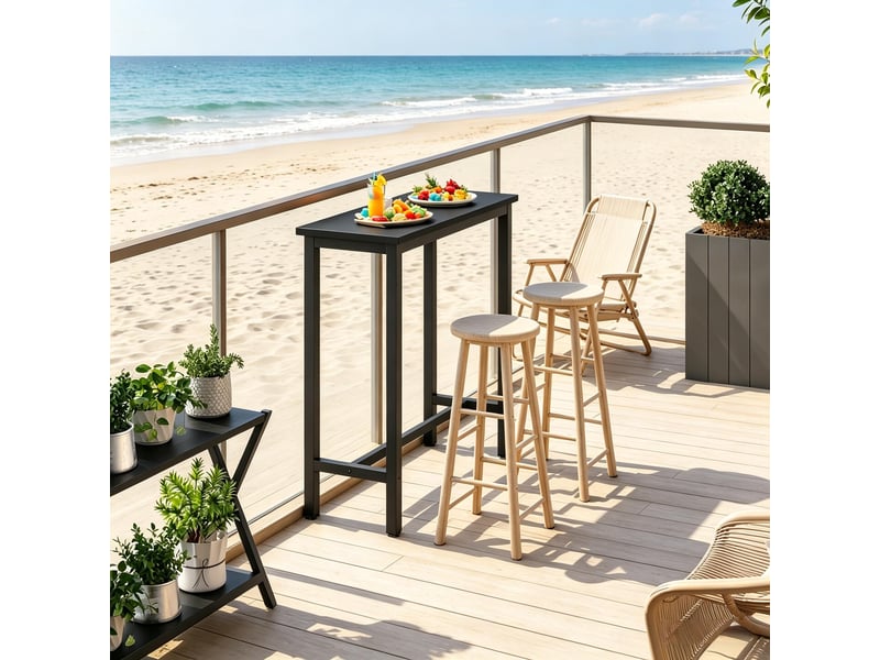 Table de banquet élégante, table à manger, table de cuisine, bar et console  - Conforama B