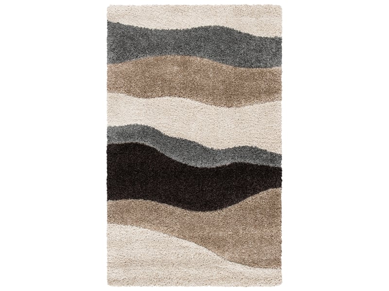  Tapis en polypropylène blancgris, 99 x 160 cm  - Conforama A