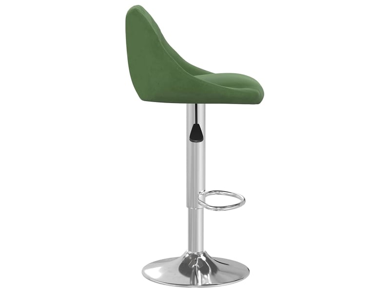  Tabouret de bar, chaise de bar vert foncé velours shl63339  - Conforama D