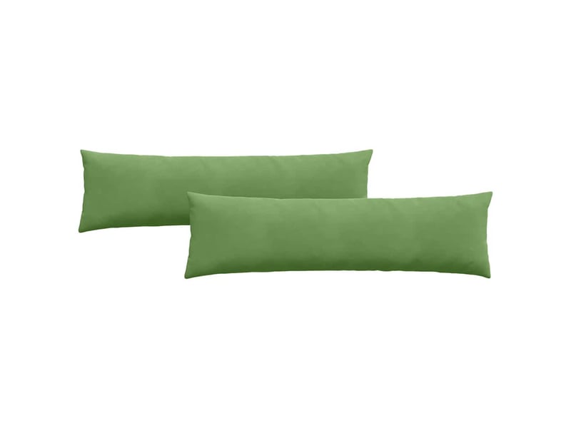  Lot de 2 coussins de canapé, coussins décoratifs vert clair 145 x 40 cm cf59167  - Conforama A