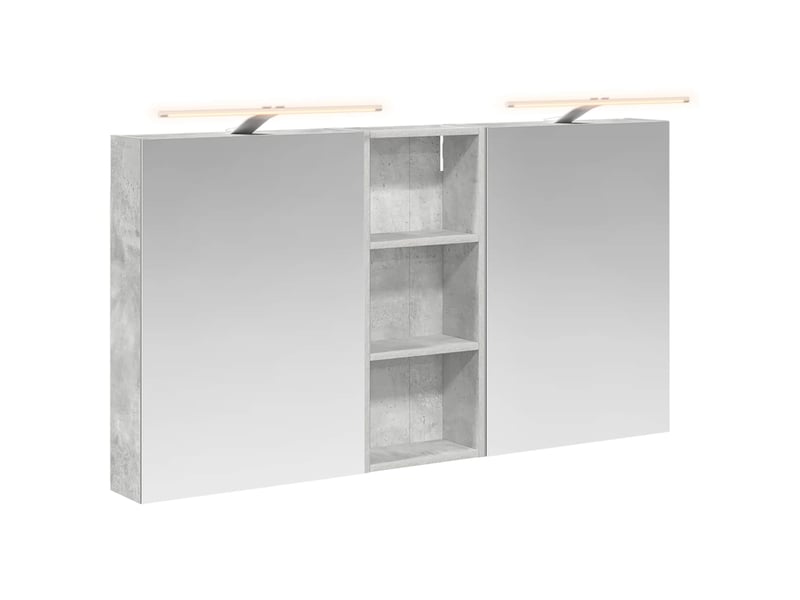 Ensemble de meubles de salle de bain 3 pcs 130x14.5x70 cm shl9569 - Conforama A