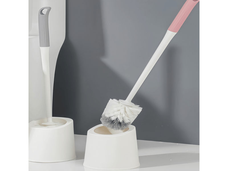  Brosse de bain avec ramasse-poils en polypropylène efficace, nettoyage efficace, poignée sûre  - Conforama B