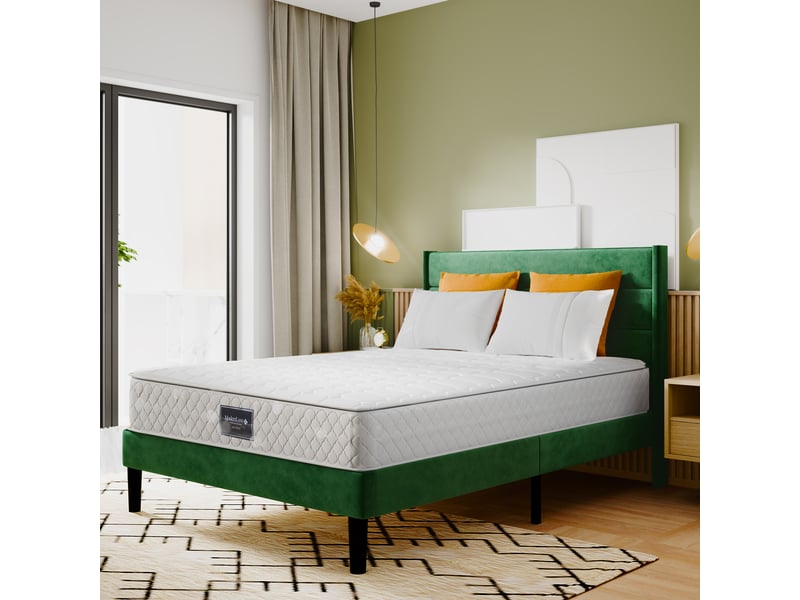  Matelas 160x200 cm - 7 zones, ressorts ensachés, mousse froide, soutien mi-ferme h3, housse oeko-tex  - Conforama B