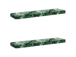 Lot de 2 coussins de banc, coussins d'assise vught 100 % polyester cf58297