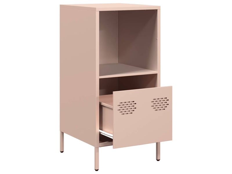  Buffet - bahut - meuble de rangement rose 35x39x73,5 cm acier laminé à froid  - Conforama E