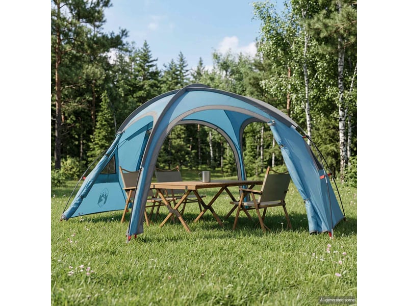  Tente de camping, tente de trekking avec housse de pluie résistante à l'eau shl79356  - Conforama C