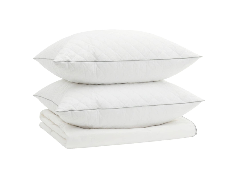  Ensemble de couette 90 % en duvet d’oie fulda 3 pcs - duvet 240 x 260 cm  - Conforama A
