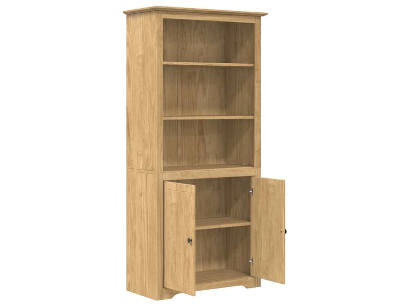  Bibliothèque, armoire à livres bodo 3 niveaux 82 x 40 x 173 cm bois d'ingénierie  - Conforama C
