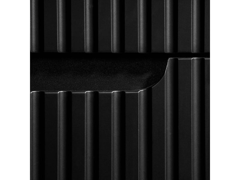 Meuble sous lavabo salle de bain rangement design avec 2 portes 60 x 60 x 40 cm noir 03_0010015  - Conforama E