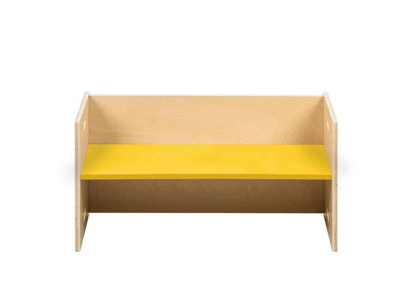  Educo banc cube 36 - jaune maïs 8719924065119 - Conforama C
