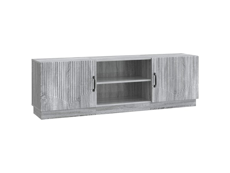  Meuble tv - banc tv - meuble de rangement sonoma gris 150 x 31 x 47 cm bois d'ingénierie  - Conforama A