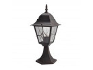 Lanterne de muret extérieur fabrilamp bootes marron, 1 x e27, ip44, 44 x 18,5 x 18,5 cm