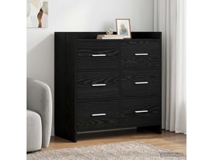 Buffet - bahut - meuble de rangement chêne noir 75 x 33 x 80 cm bois d'ingénierie