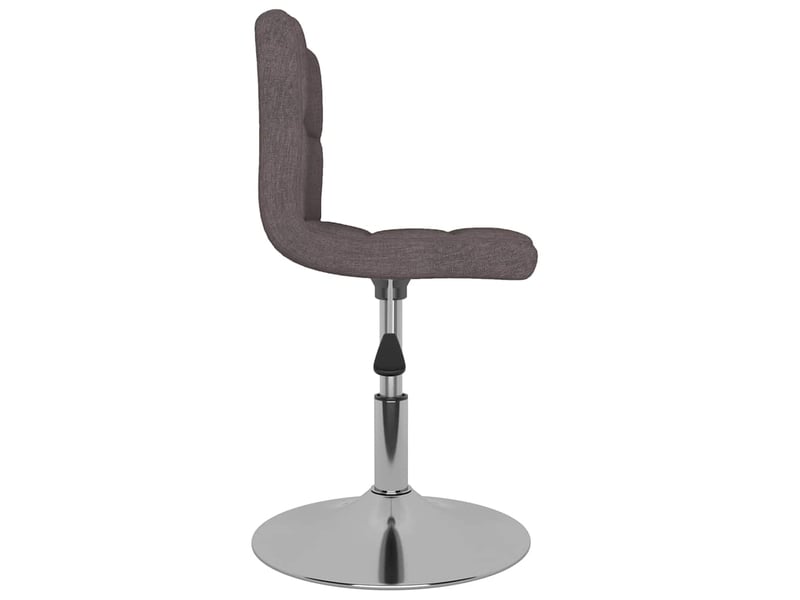  Tabouret de bar, chaise de bar pivotant taupe tissu  - Conforama D