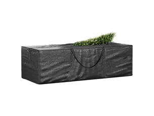 Sac de rangement pour sapin de noël noir 135x40x55 cm pe
