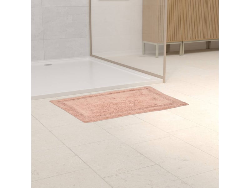  Tapis de bain fluffy colorama 50x75cm rose COLORAMA - Conforama B