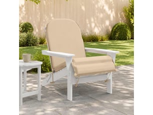 Coussin de transat ensoleillé, coussin pour bain de soleil gemert 100 % polyester crème cf56034