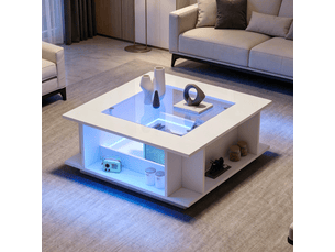 Table basse coloris blanc <strong></strong> <strong></strong>