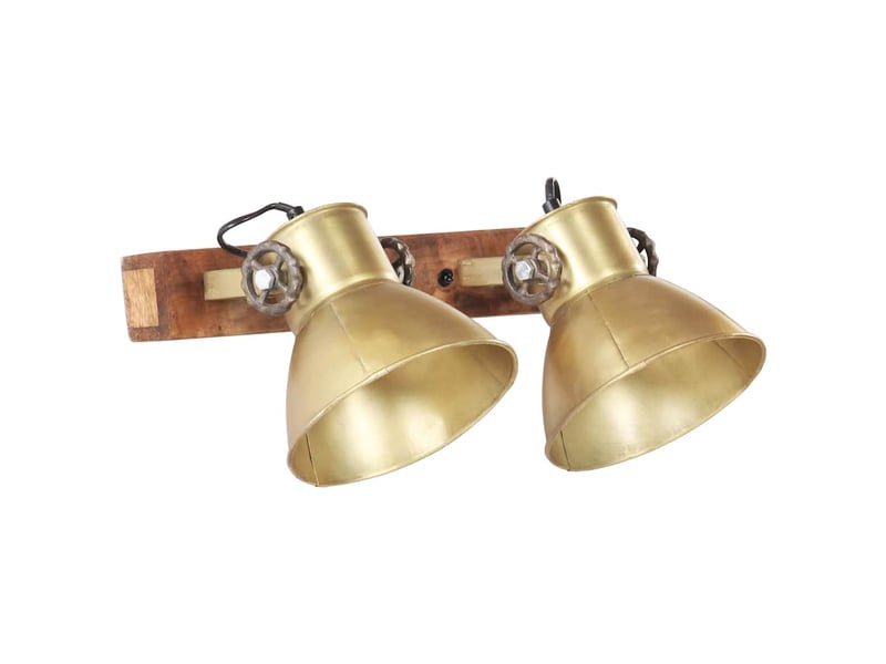  Lampe murale, applique murale industrielle laiton 45x25 cm e27  - Conforama A