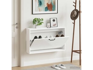 Meuble à chaussures 3 paire(s)  <strong></strong>  <strong></strong> coloris blanc